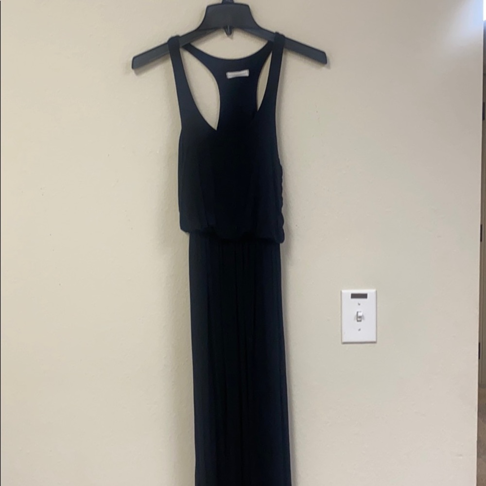 Black maxi dress